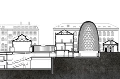 Visualisering af det nye museum. Foto: Bygningsstyrelsen og Lundgaard & Tranberg Arkitekter.